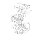 LG LMVH1711BD/00 oven cavity parts diagram