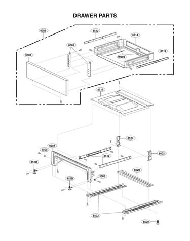 Drawer parts