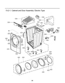 Cabinet & door assy : electric type