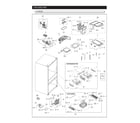 Samsung RF25HMIDBSG/AA-00 refrigerator parts diagram