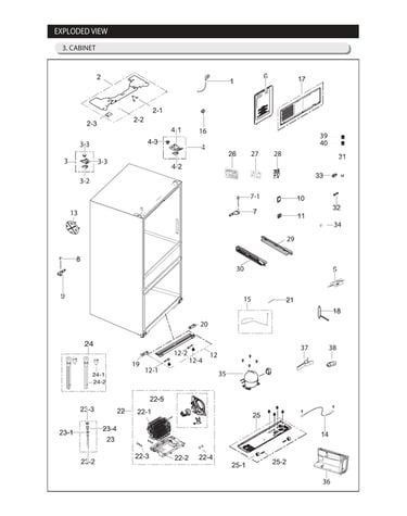 Cabinet parts