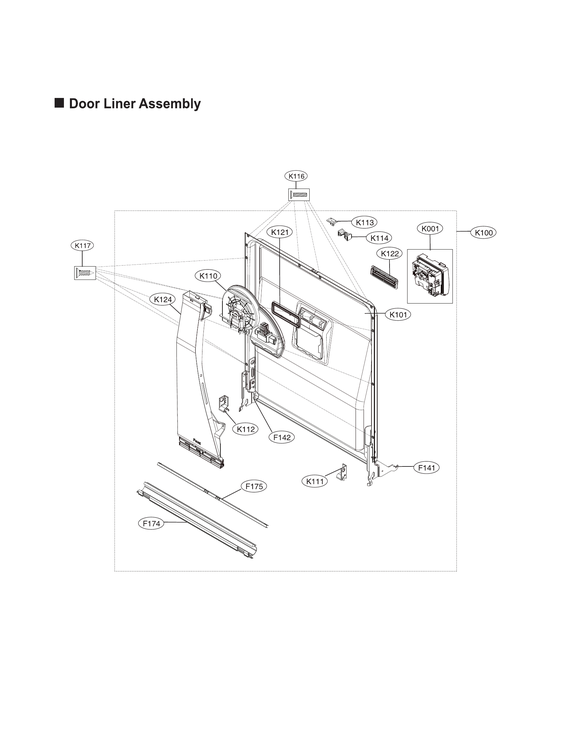 Door liner assy