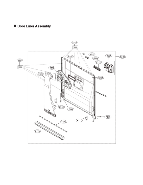 Door liner assy