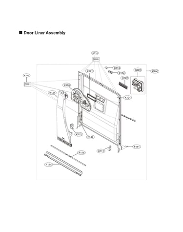 Door liner assy