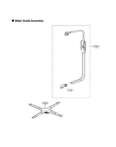 Water guide assy