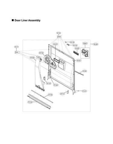 Door liner assy