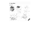 Samsung DW80R5061UT/AA-00 wash assy diagram