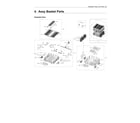 Samsung DW80R9950UG/AA-00 basket parts assy diagram