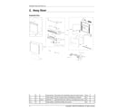 Samsung DW80R9950UG/AA-01 door assy diagram