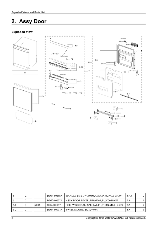 Door assy