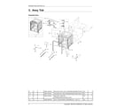 Samsung DW80R9950UG/AA-01 tub assy diagram