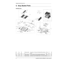 Samsung DW80R9950UG/AA-01 basket parts assy diagram