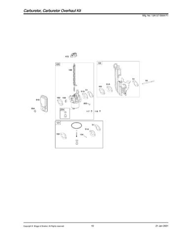 Carburetor/overhaul kit