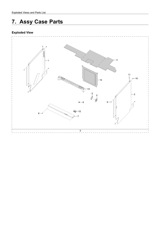 CASE PARTS ASSY