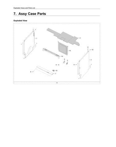 Case parts assy