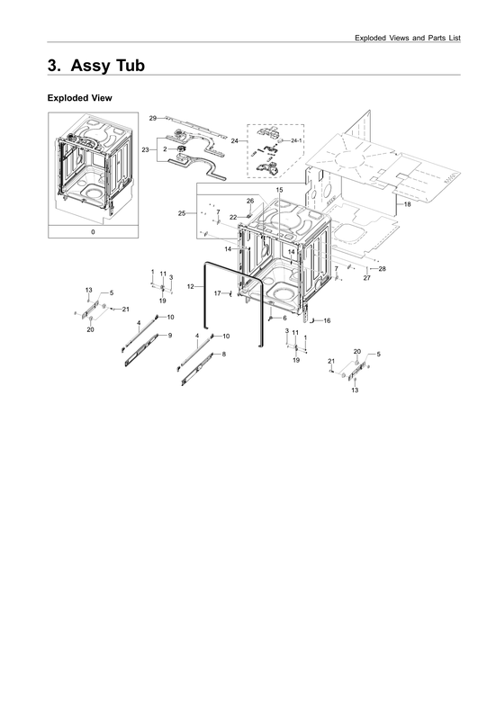 Tub assy