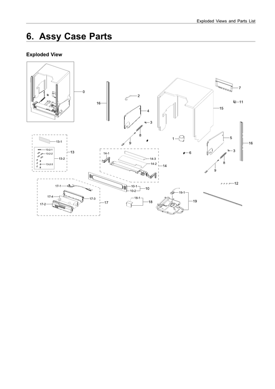 CASE PARTS ASSY