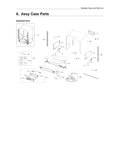 Case parts assy