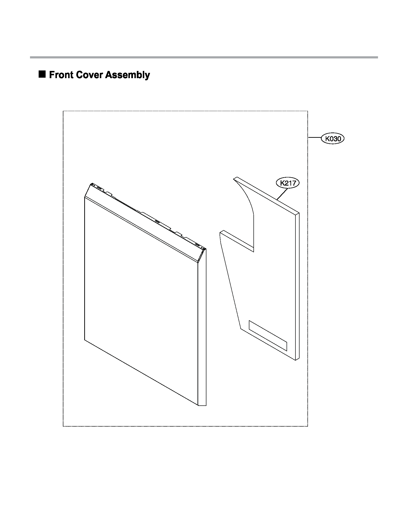 Front cover assy