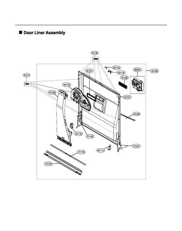 Door liner assy