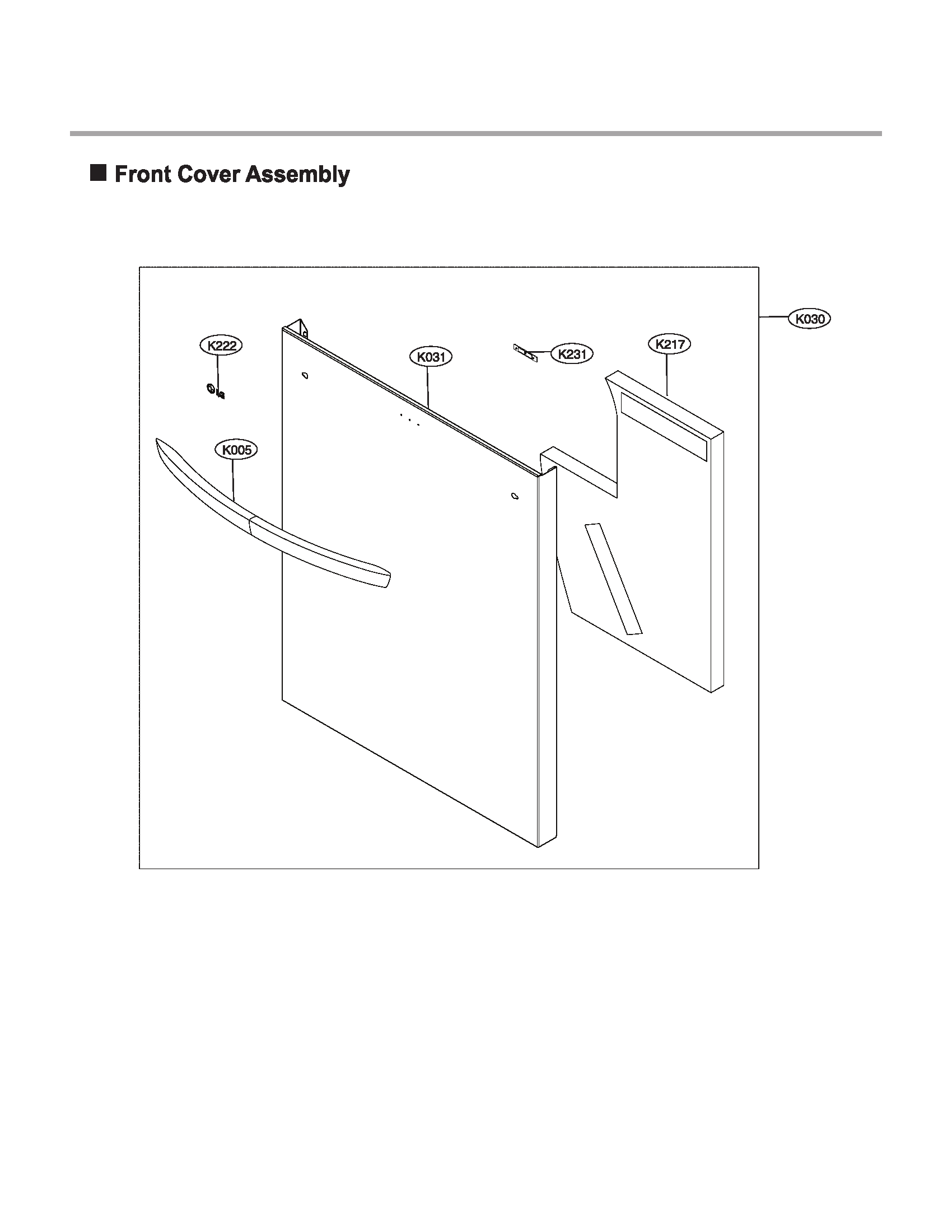 Front cover assy