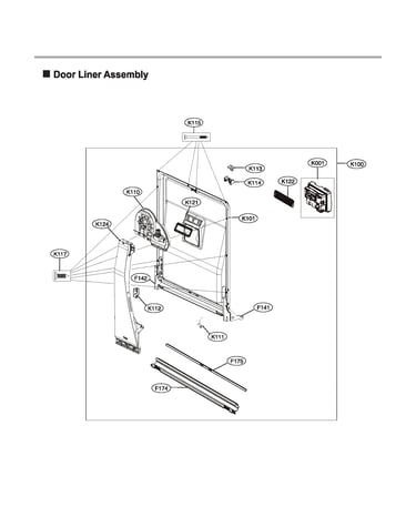 Door liner assy