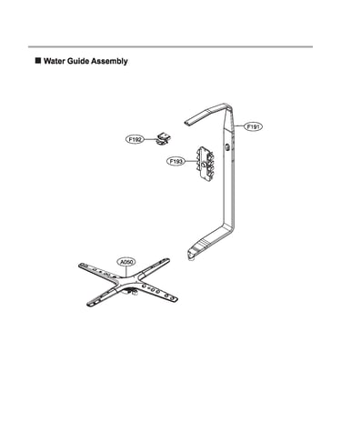 Water guide assy