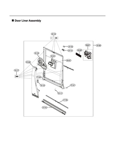 Door liner assy