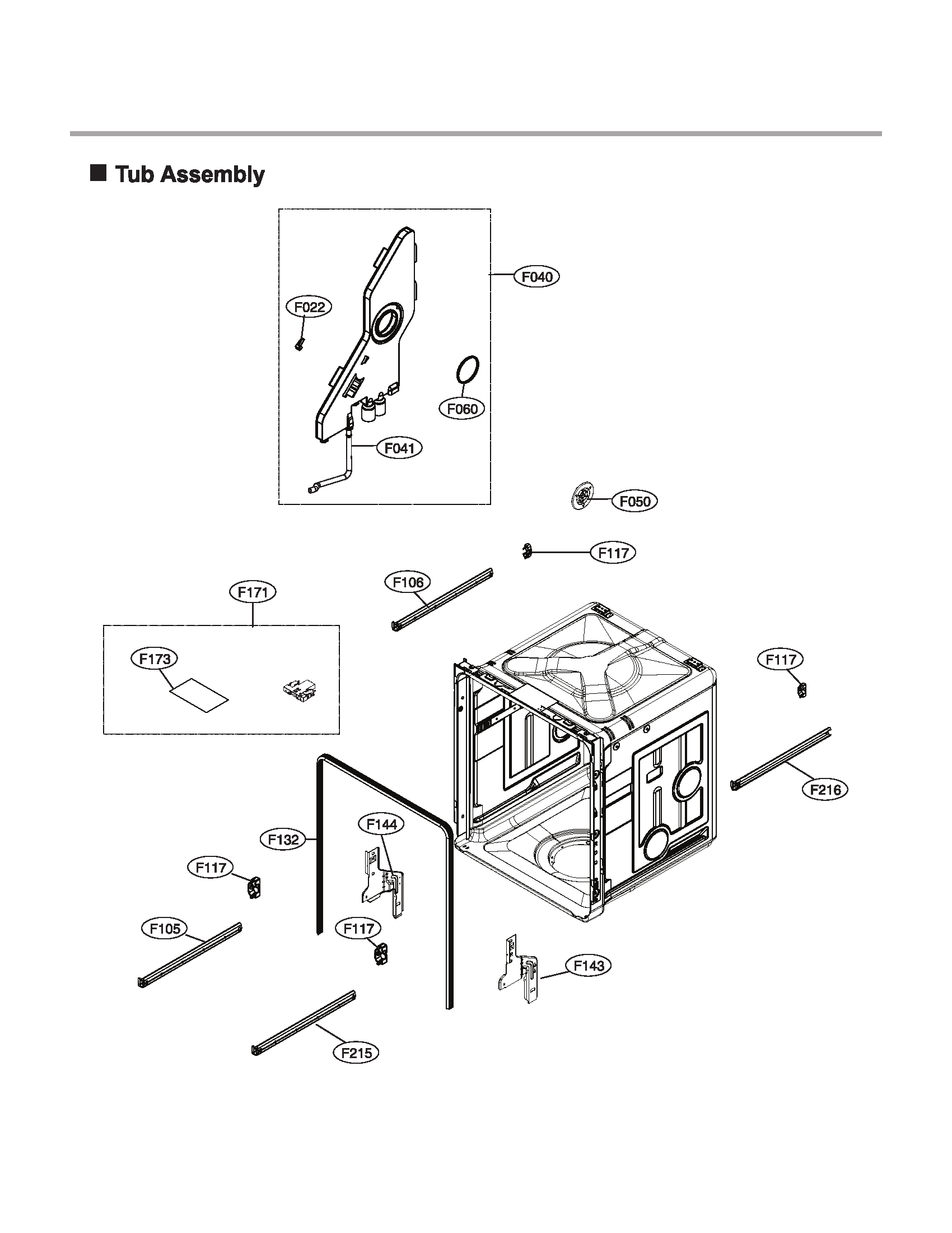 TUB ASSY