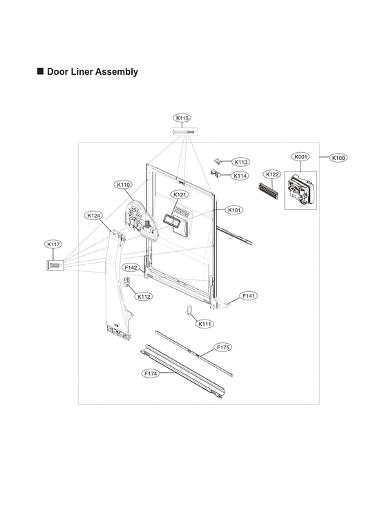 Door liner assy