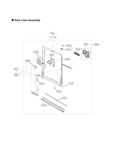 Door liner assy