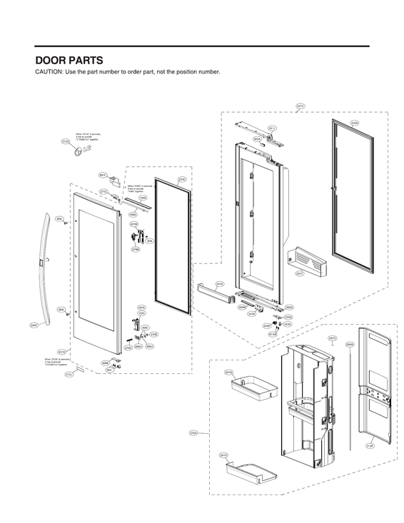 REFRIGERATOR DOOR PARTS