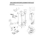 LG LRFWS2906D/00 case parts diagram