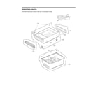 LG LRFWS2906D/00 freezer parts diagram