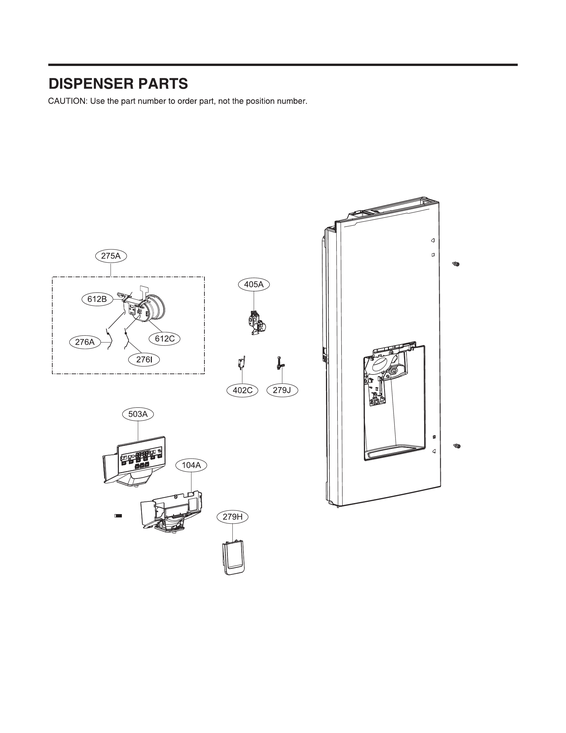 DISPENSER PARTS