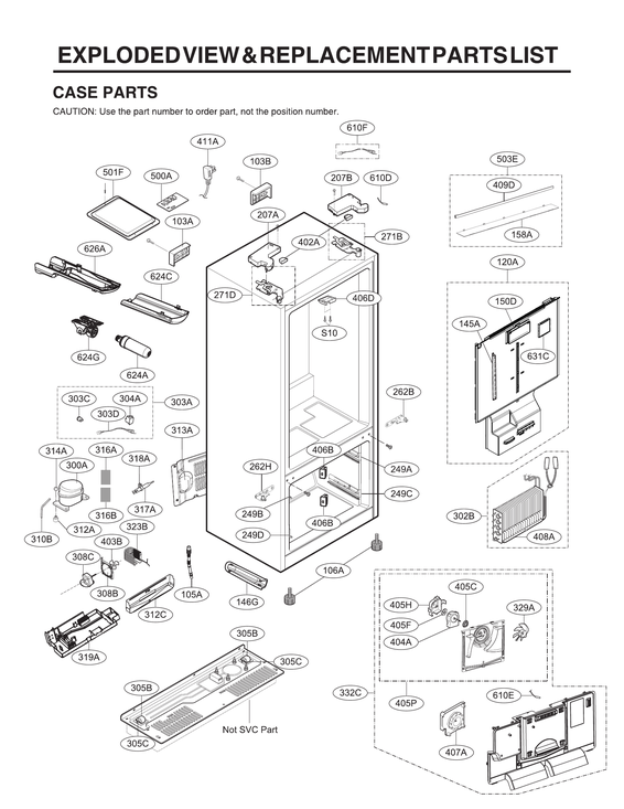 Case parts