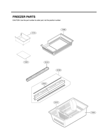 Freezer parts