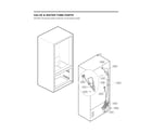 LG LRMXS2806D/00 valve & water tube parts diagram