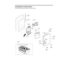 LG LRMXS2806S/00 ice maker & ice bin parts diagram