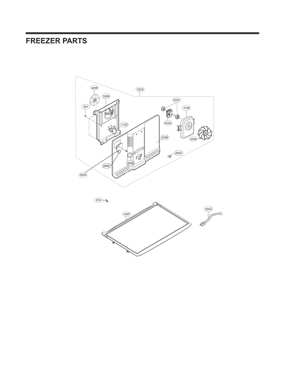 Freezer parts