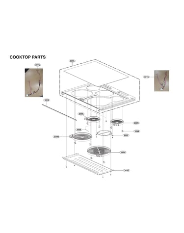 Cooktop parts