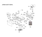 LG LTE4815BD/00 upper cavity parts diagram