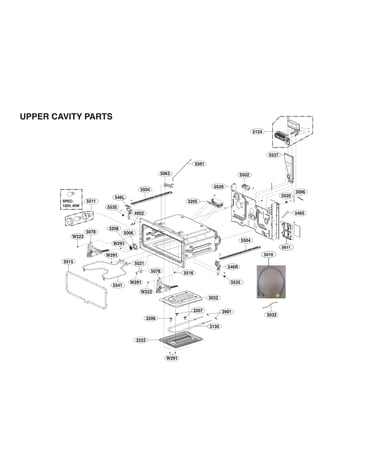 Upper cavity parts