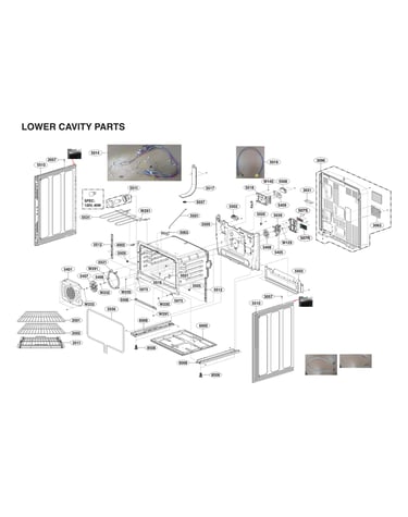 Lower cavity parts
