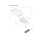 LG LUDP8908SN/00 lower rack assy diagram