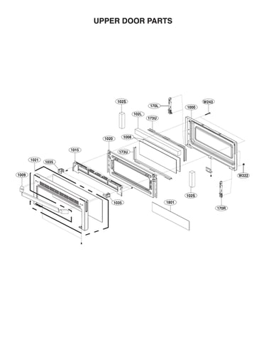 Upper door parts