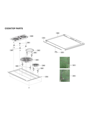 Cooktop parts