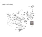 LG LUTE4619SN/00 upper cavity parts diagram