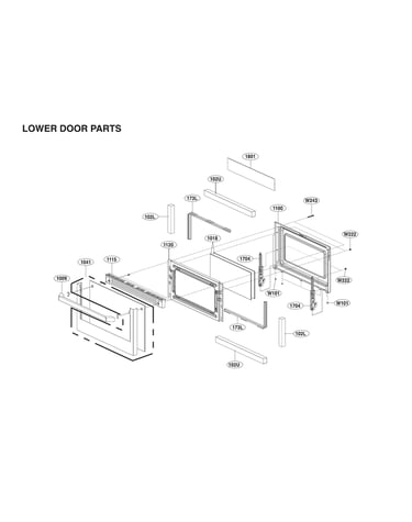 Lower door parts