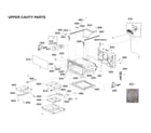 LG LUTG4519SN/00 upper cavity parts diagram